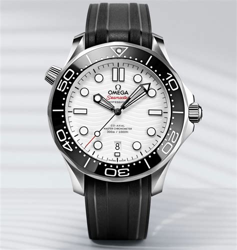 omega seamaster white face